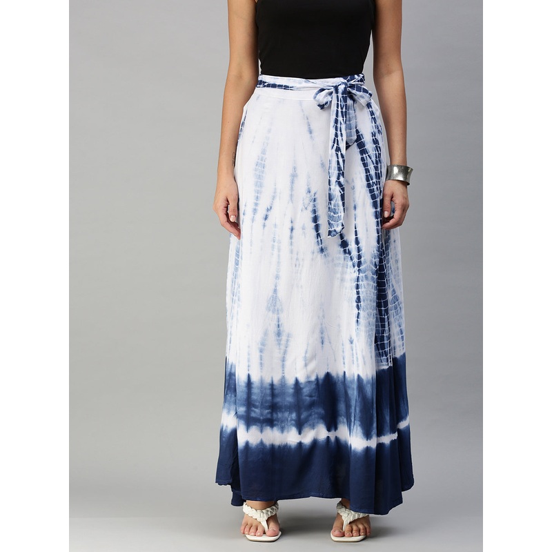 Women’s Printed Skirt Indigo|S|M|L|XL|XXL|3XL|Indigo|LWBSKAOF14090315
