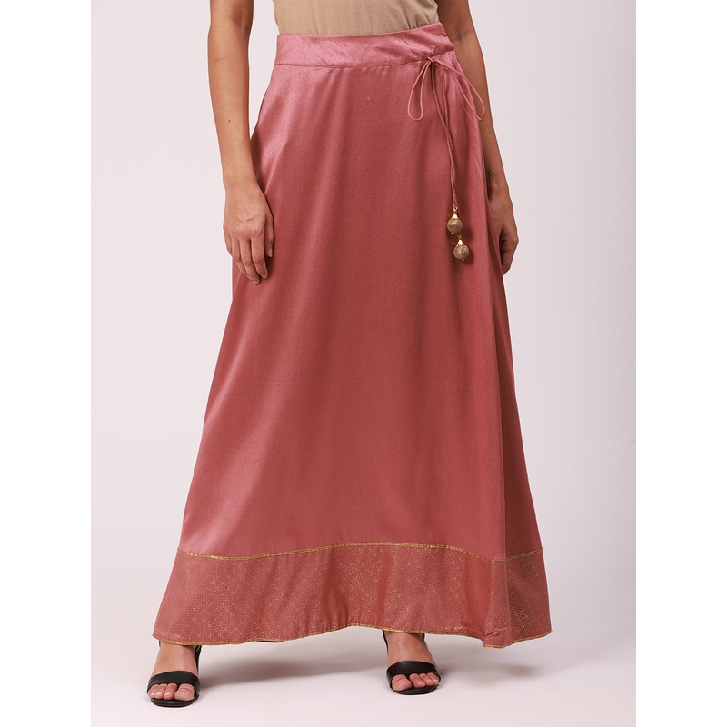 Women’s Printed Skirt Mauve|S|M|L|XL|XXL|3XL|Mauve|LWBSKAOF14070045