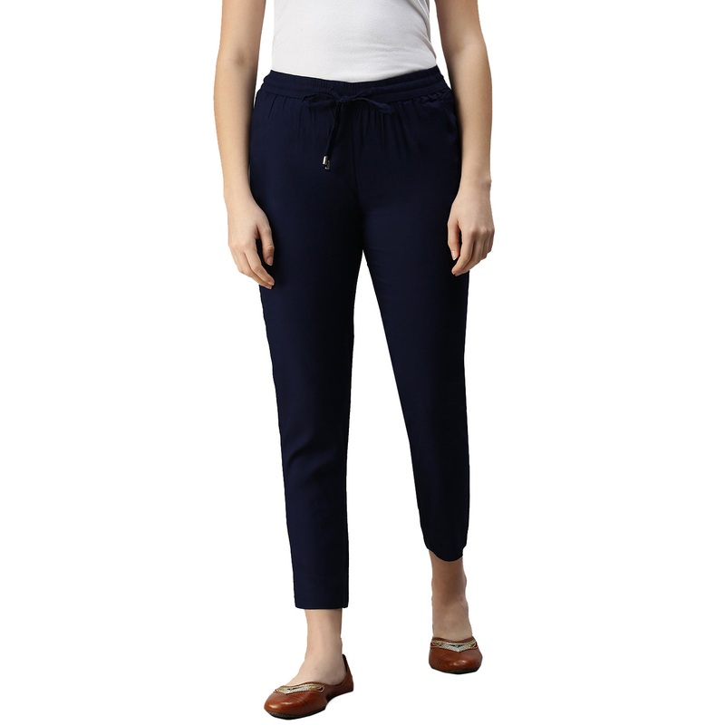 Women’s Straight Pant Dark Navy Blue