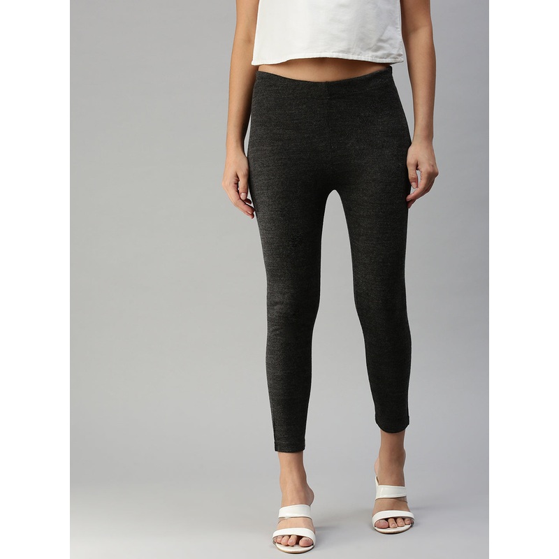 Womens Winter Leggings Anthra Melange