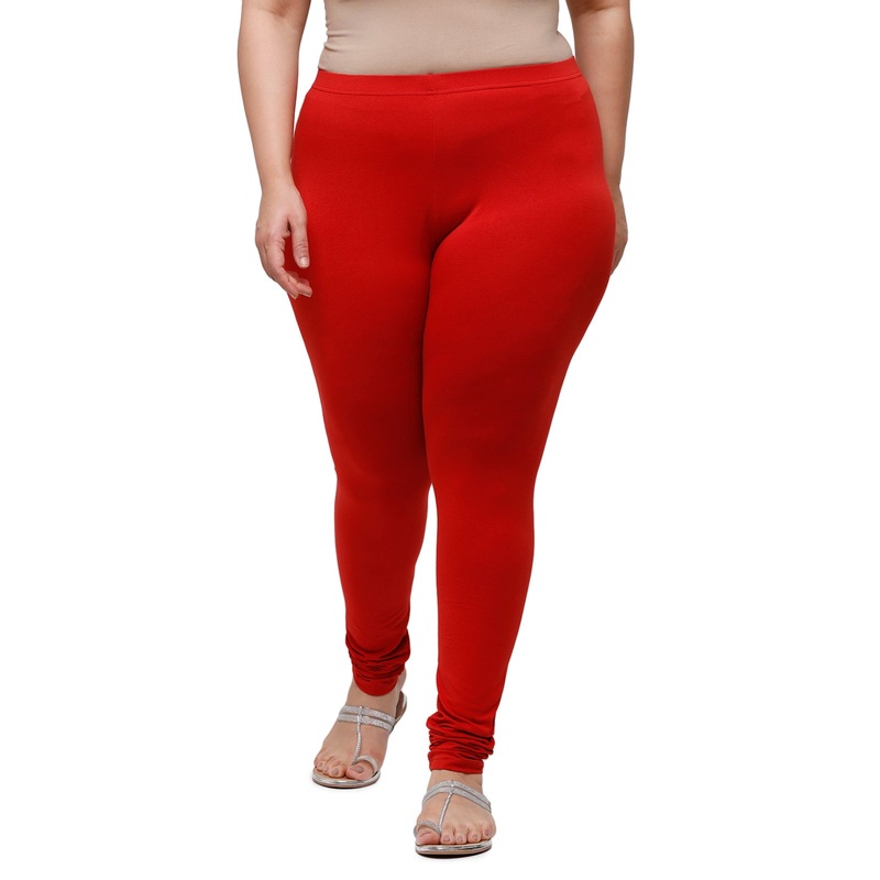 Churidar Leggings-Brick Red|XXL|3XL|4XL|Brick Red|LLGCHSOPC200016