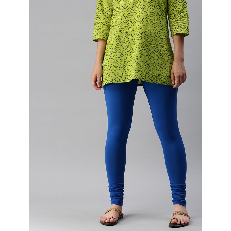 Churidar Leggings-Cobalt|Cobalt|S|M|L|XL|XXL|3XL|4XL|LLGCHSOPC200004