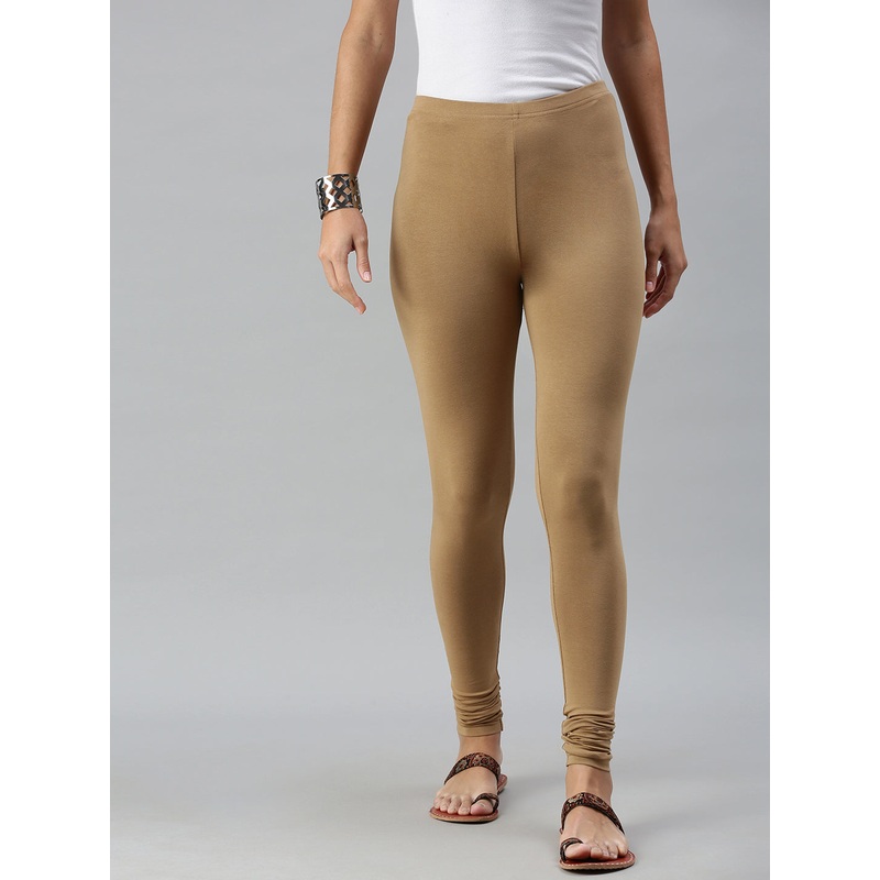Churidar Leggings-Golden Beige