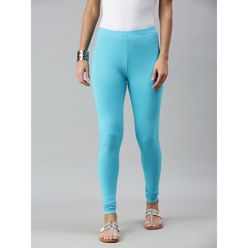 Churidar Leggings-Peacock Blue