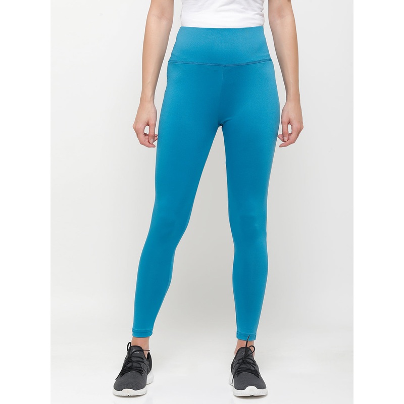 Ladies Active Wear Leggings Turkish Blue