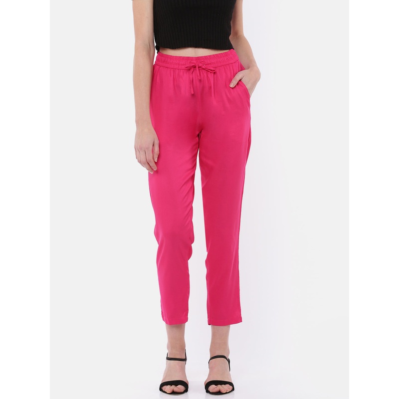 Ladies Straight Pant Fuchsia|S-M|L-XL|XXL-3XL|Fuchsia|LKBPJSOEWC1005-0421030
