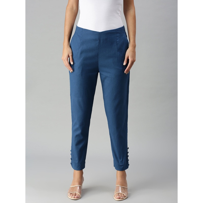 Women’s Cigarette Pant Indigo Blue