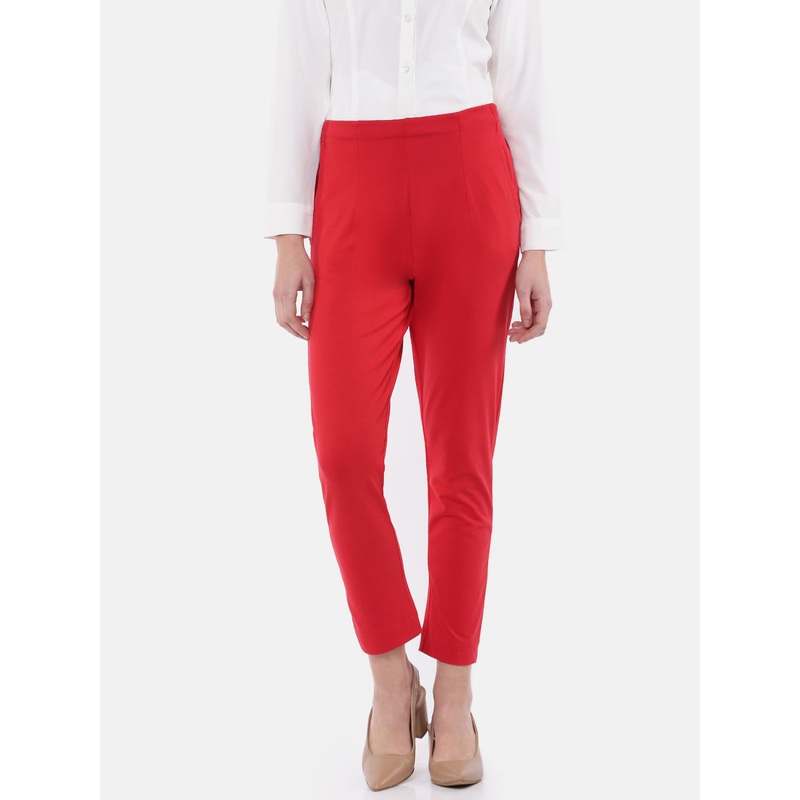 Women’s Cigarette Pant Red|S|M|L|XL|XXL|3XL|Red|LKBCPSOC2015010