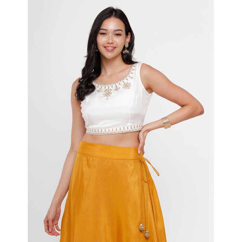 Women’s Embroidery Blouse Offwhite