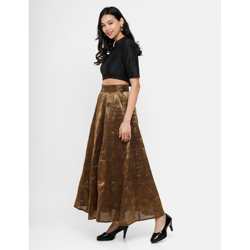 Women’s Jacquard Skirt Black|S-M|L-XL|XXL-3XL|Black|LWBSKJCF13068002