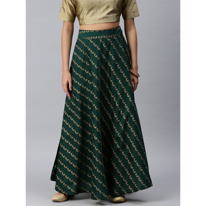 Women’s Skirt Bottle Green|S|M|L|XL|XXL|3XL|Bottle Green|LWBSKSOF13167015