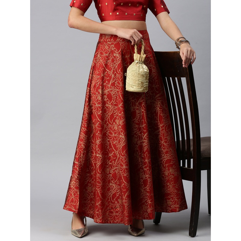 Women’s Skirt Maroon|S|M|L|XL|XXL|3XL|Maroon|LWBSKSOF13166007