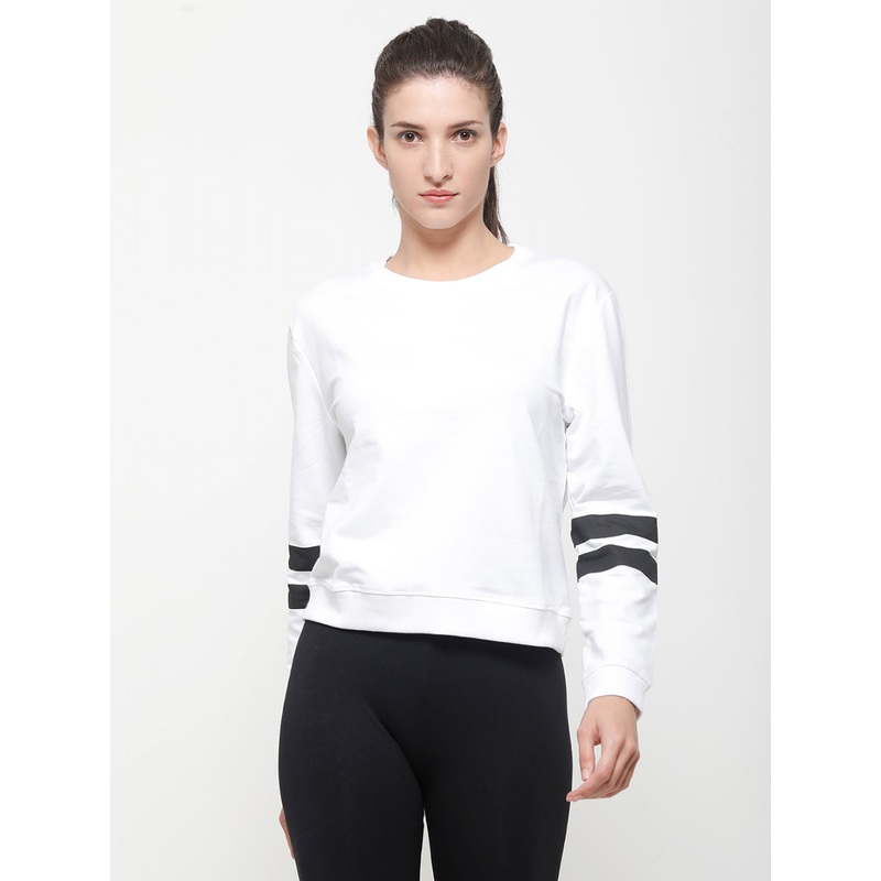 Women’s Sweatshirt Off White|S|M|L|XL|XXL|OffWhite|LSSFSSOF13183009