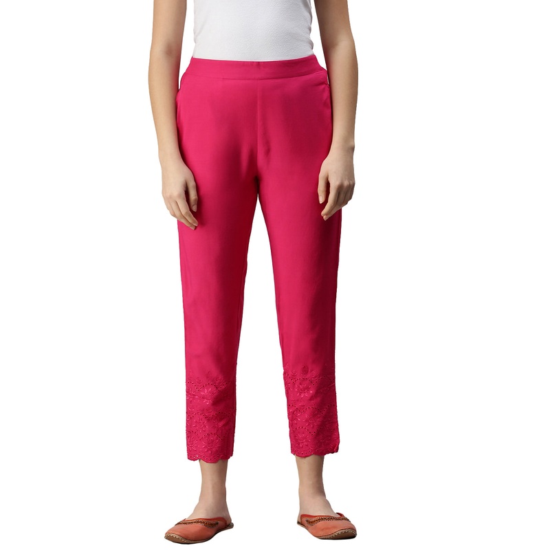 Womens Palazzo Fuchsia|S|M|L|XL|XXL|Fuchsia|LWBNPZSOF13193030