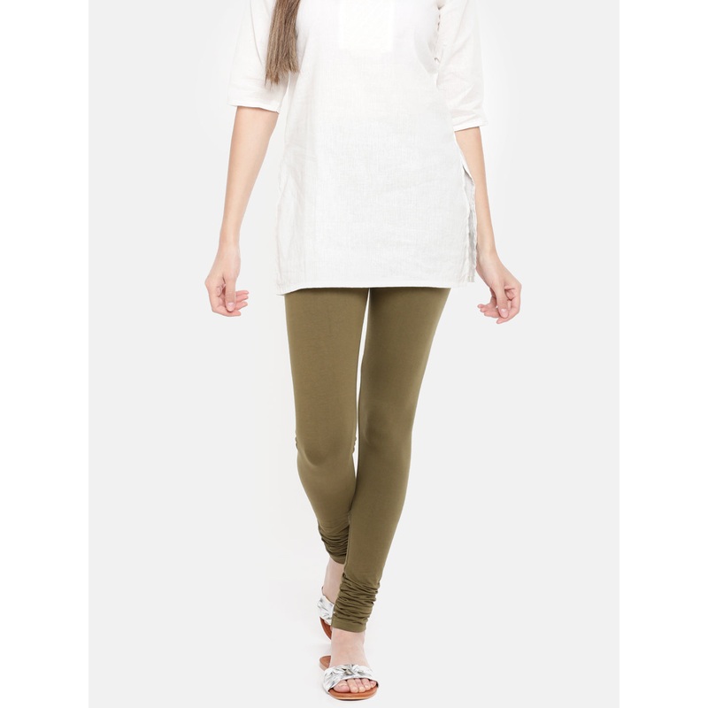 Churidar Leggings-Olive Green|S|M|L|XL|XXL|3XL|4XL|Olive Green|LLGCHSOPC200048