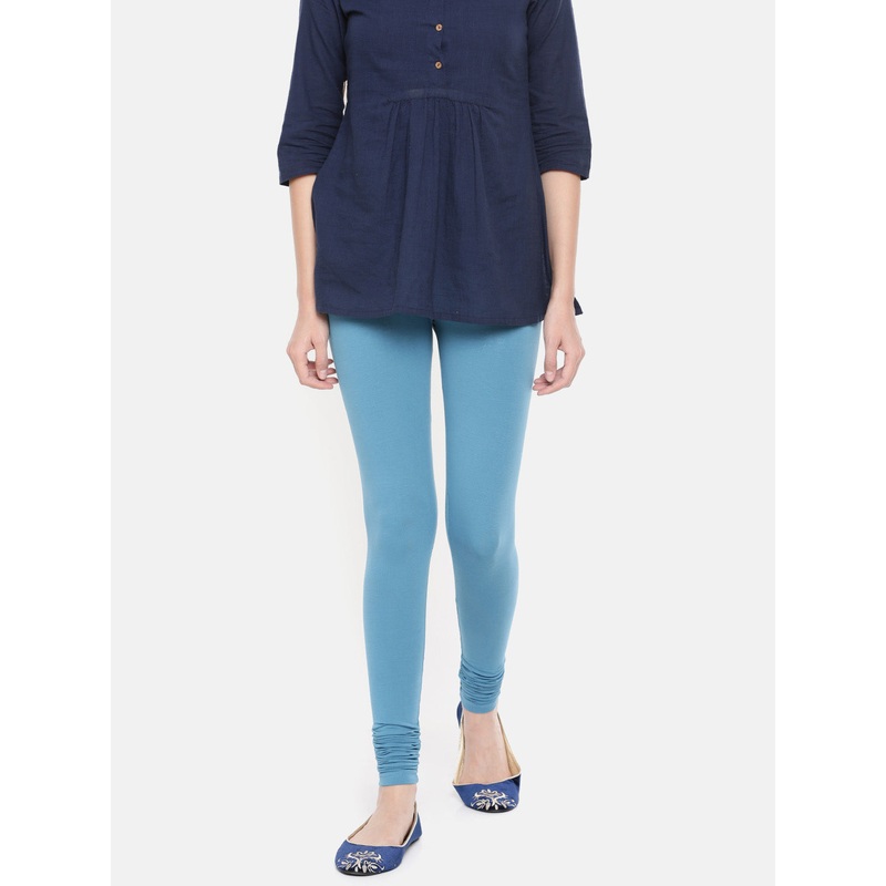 Churidar Leggings-True Indigo|S|M|L|XL|XXL|3XL|4XL|True Indigo|LLGCHSOPC200172