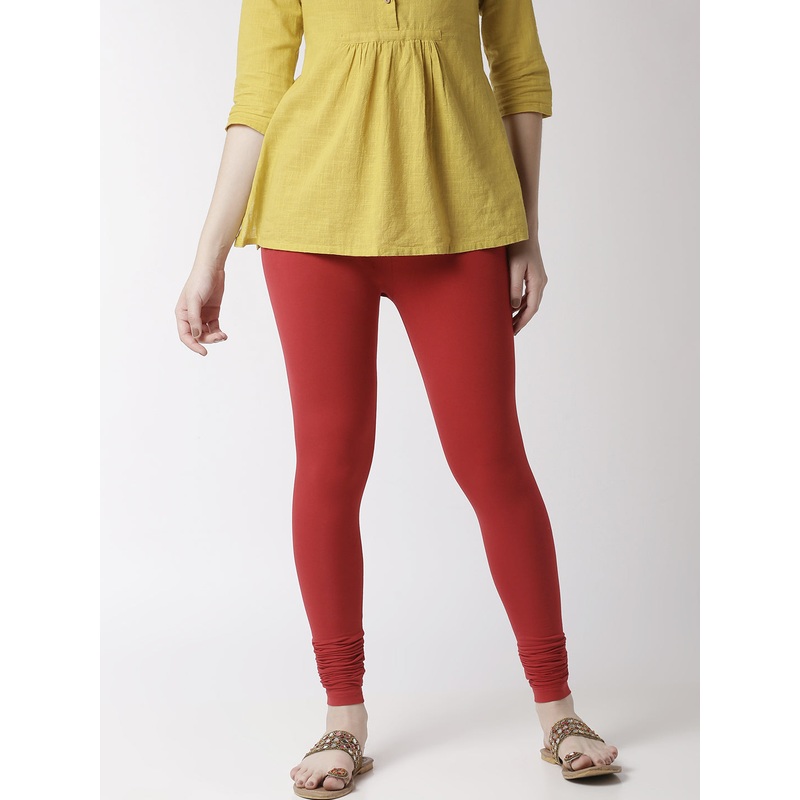Churidar Leggings-True Red|S|M|L|XL|XXL|3XL|4XL|True Red|LLGCHSOPC200118