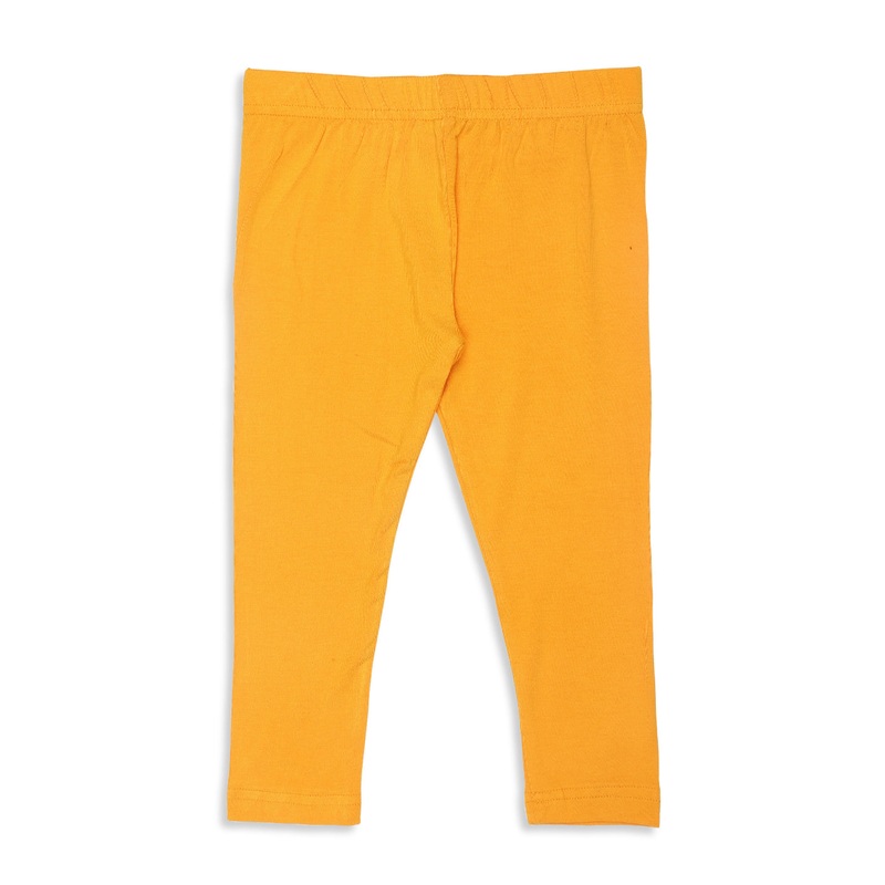 Kids – Girls Ankle Leggings Dark Yellow