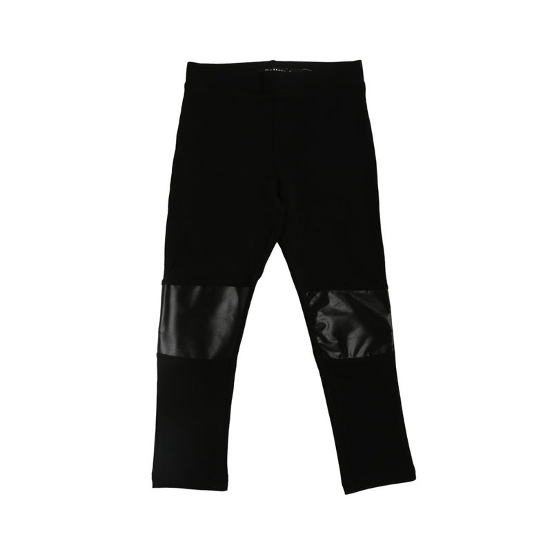 Kids – Girls Ankle Length Leggings Black
