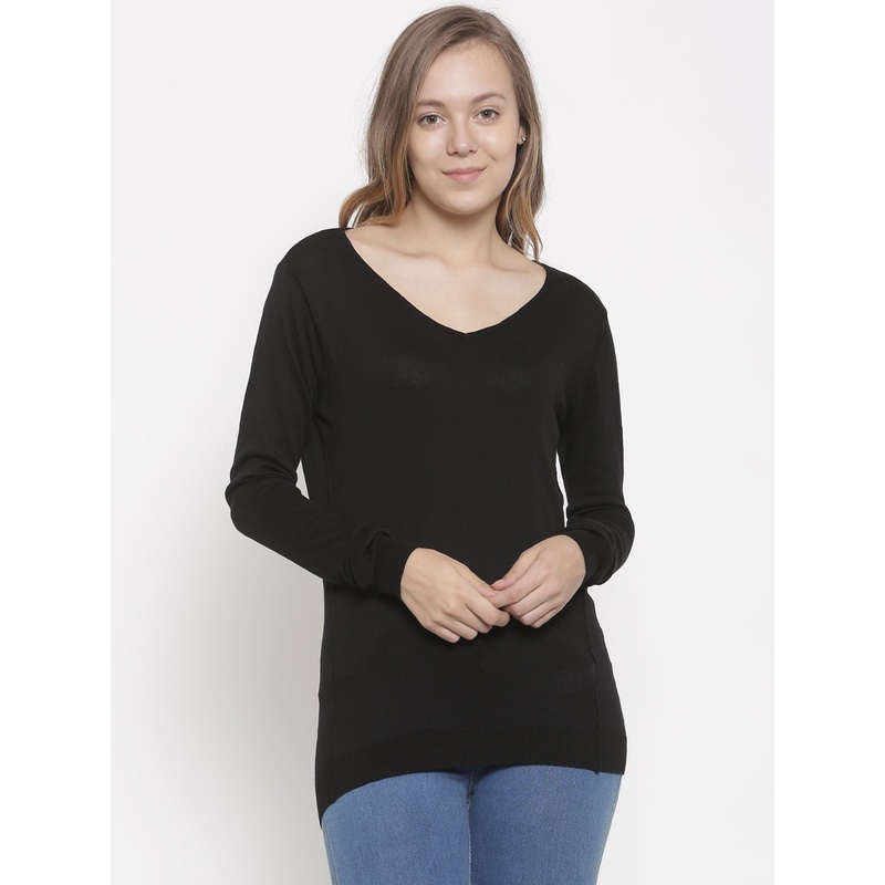 Ladies Sweater Black|Black|XXL|XL|L|M|S