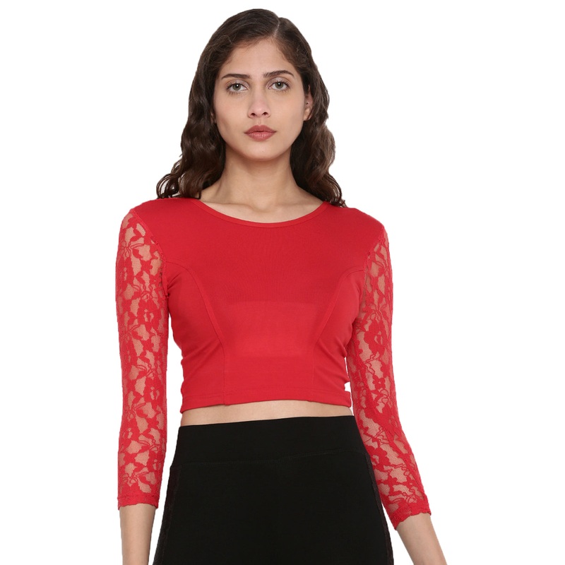 Women’s 3/4th Sleeve Blouse Red