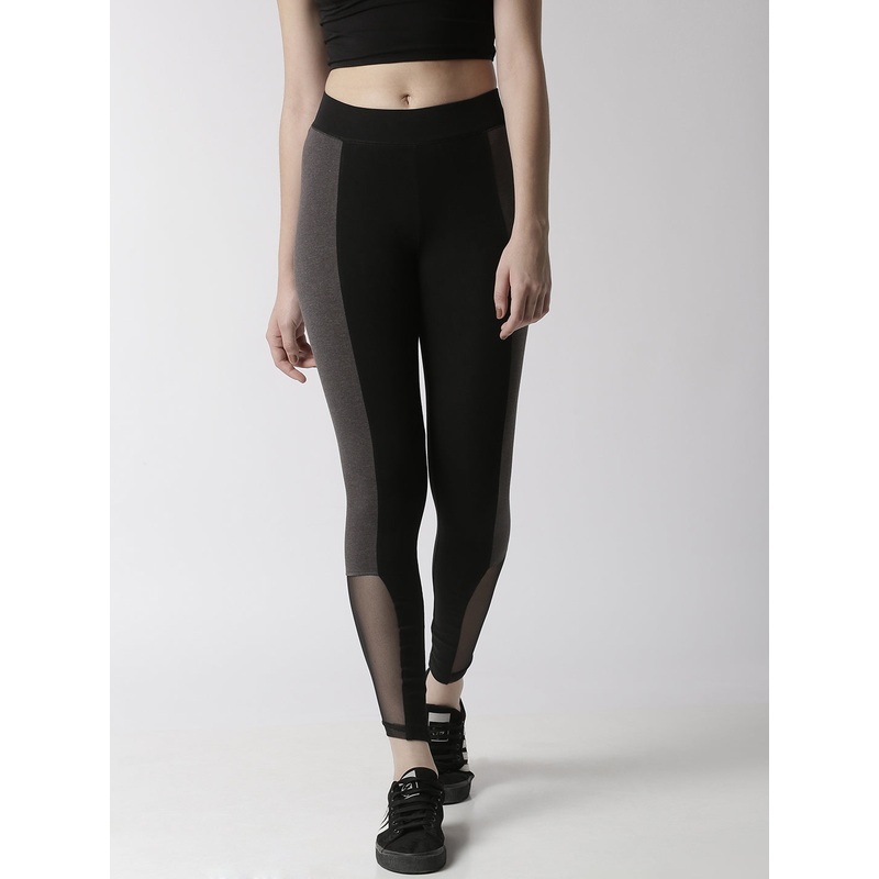Women’s Active wear Mesh Leggings Black