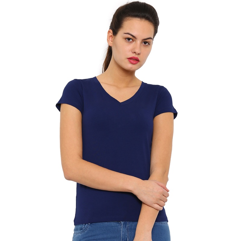 Women’s Half Sleeve Top Navy Blue