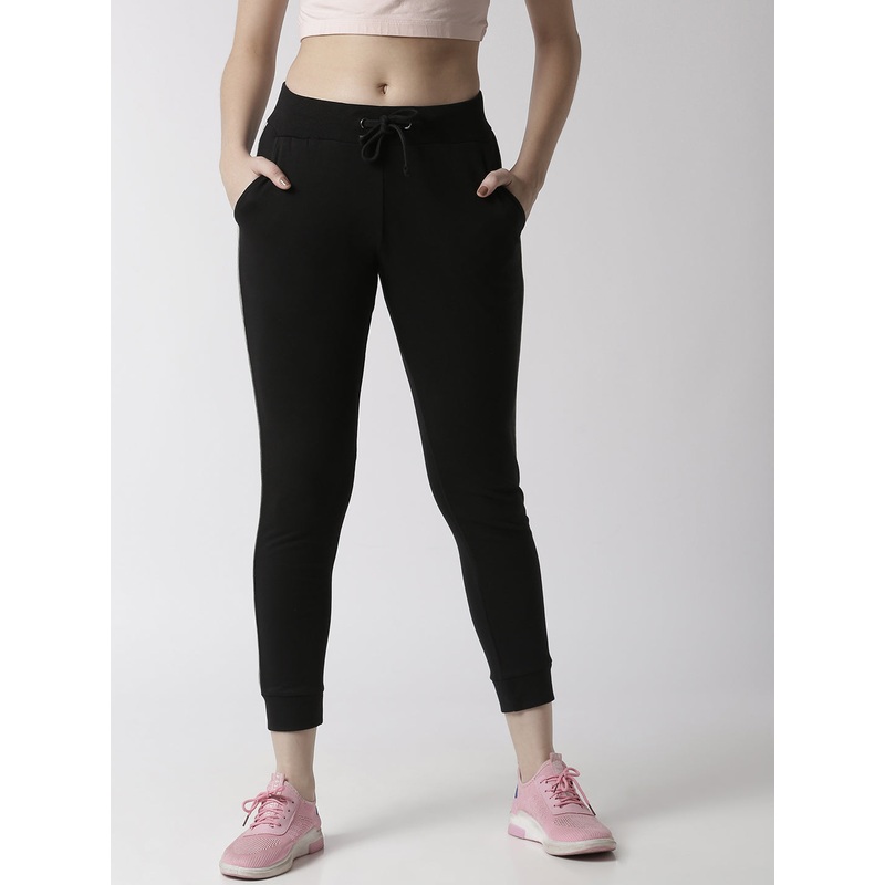 Women’s Jogger  Solid Cotton  Black