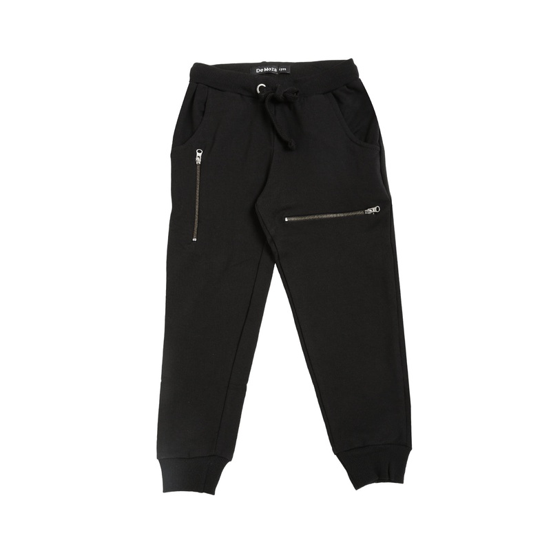 Kids – Girls Jogger  Solid Cotton Black