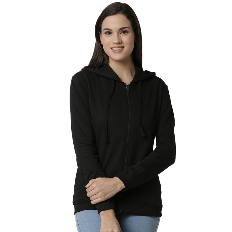 Ladies Black Sweat shirt|Black|XXL|XL|L|M|S|LSSFSCSMTF7054002
