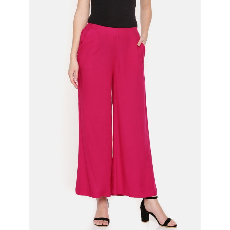 Ladies Palazzo Fuchsia|Fuchsia|S|L|XL|XXL