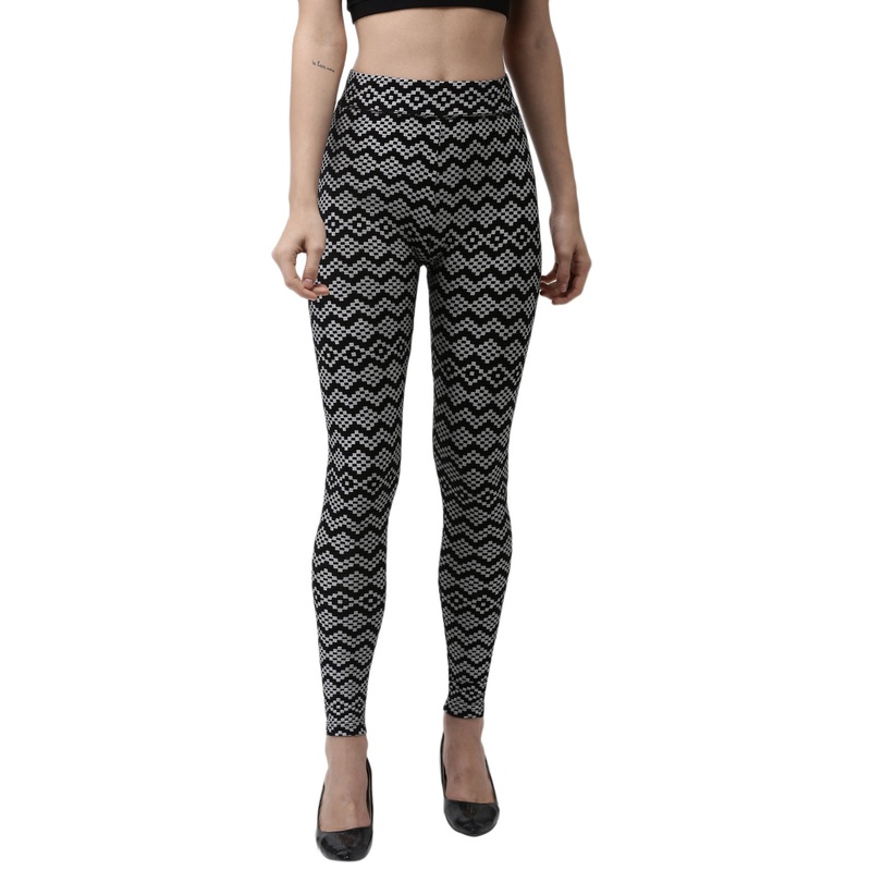 Ladies Printed Leggings Black|Black|XXL|XL|L|M|S|LLGALAOF6003002