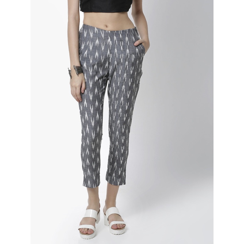 Women’s Cigarette Pant  Jaquard Dark Yellow