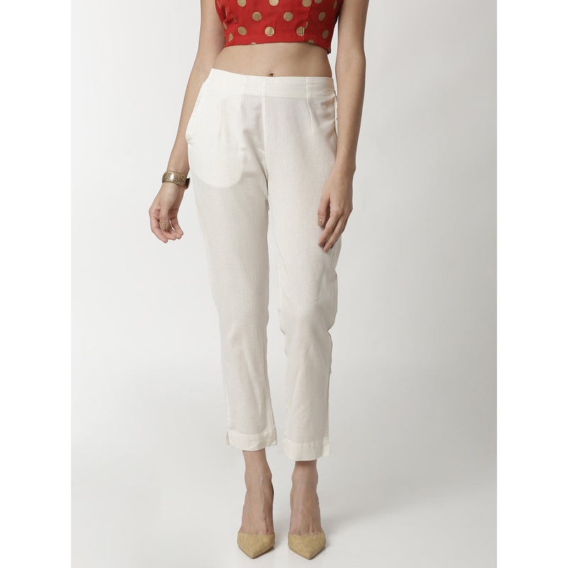 Women’s Cigarette Pant White|White|XXL|XL|L|M|S|LWBCPSOMTWC3012011