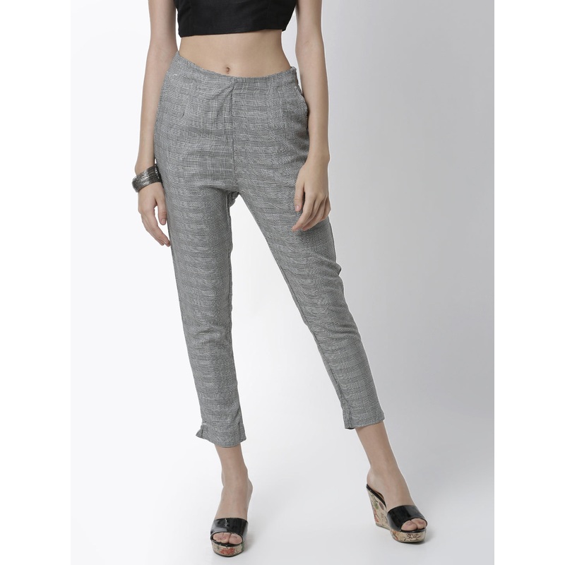 Women’s Cigarette Pant  Yarn Dyed Rayon Black