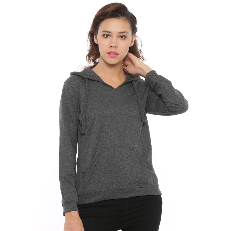 Women’s Hooded Sweatshirt Anthra Melange