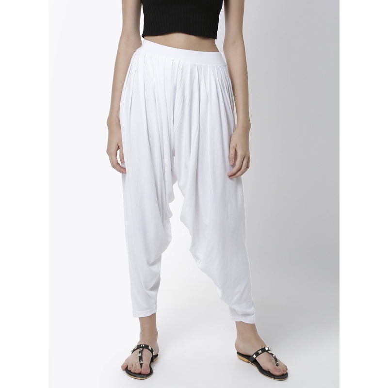 Women’s Patiala Pant White|White|L-XL|S-M