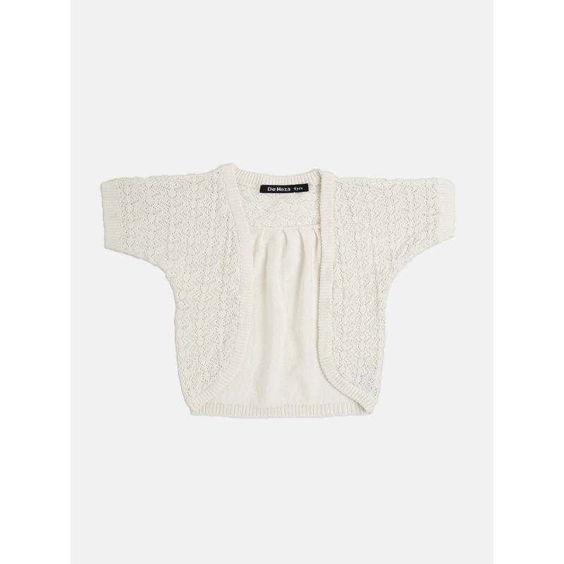 Kids – Girls Shrug Offwhite|Offwhite|12-13Yrs|10-11Yrs|8-9Yrs|6-7Yrs|4-5Yrs|2-3Yrs|KGSHRLSOK4133009