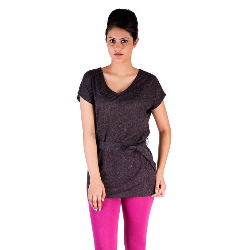 Ladies Black Solid Top|Black|XXL|XL|L|M|S|XS|KTHS007002AW152