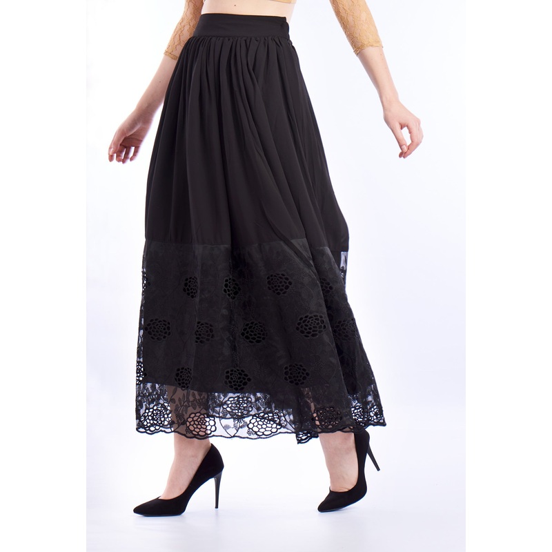 Ladies Large Skirt  Black|Black|XL|L|M|S|LWBLSSOF4044002