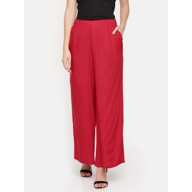 Ladies Palazzo Red|Red|S|M|L|XL|XXL|LWBPZSOWC3009010