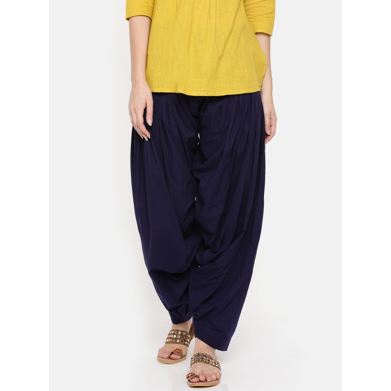 Ladies Patiala Pant Dark Navy Blue