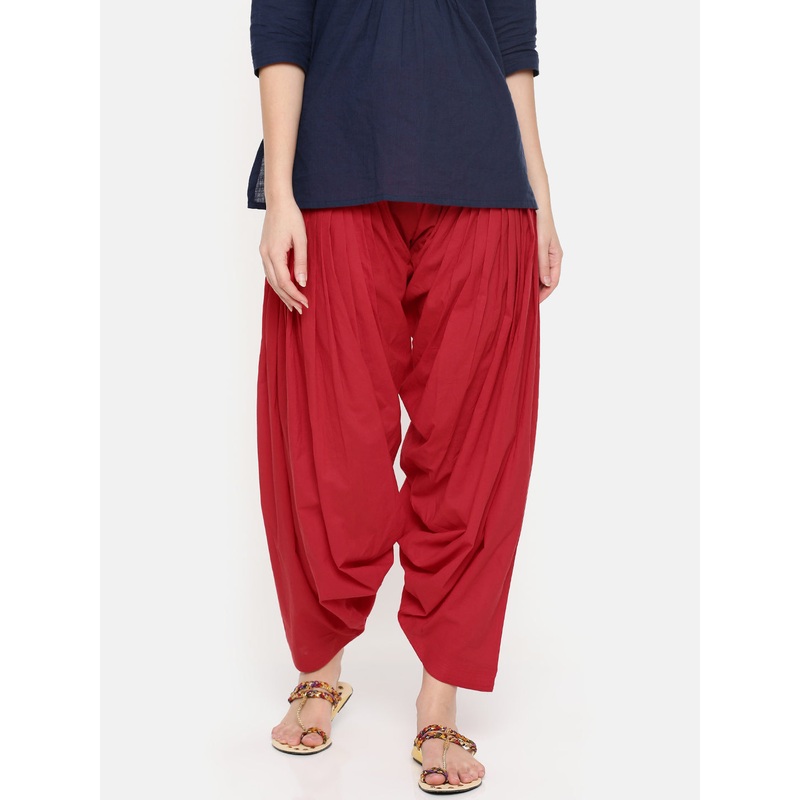 Ladies Patiala Pant Red|Red|FS|LWBPTSOWC3008010
