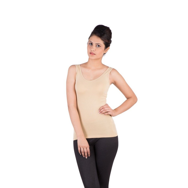 Ladies Razor Back Top Beige|Beige|XXL|XL|L|M|S|XS|CLRB001C1