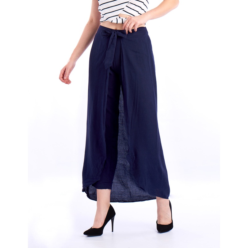 Ladies Ruffled Skirt Indigo Blue