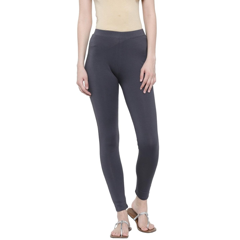 Ladies Yoga Leggings Dark Grey
