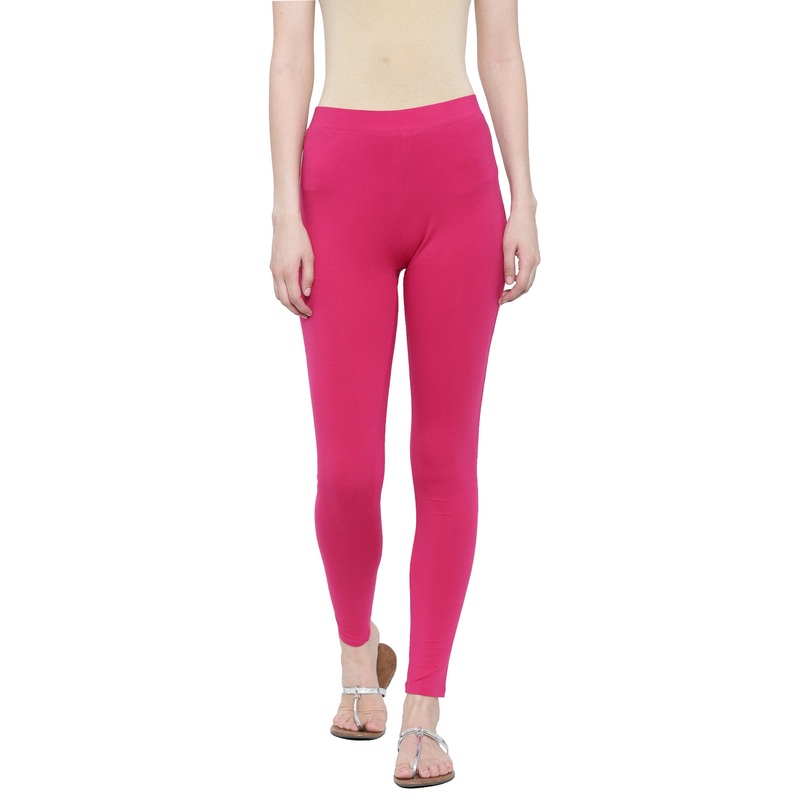 Ladies Yoga Leggings Fuchsia|Fuchsia|XXL|XL|L|M|S|XS|LLGALSOC100530
