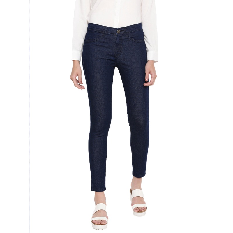 Women’s Denim Jeans Pant Raw Blue