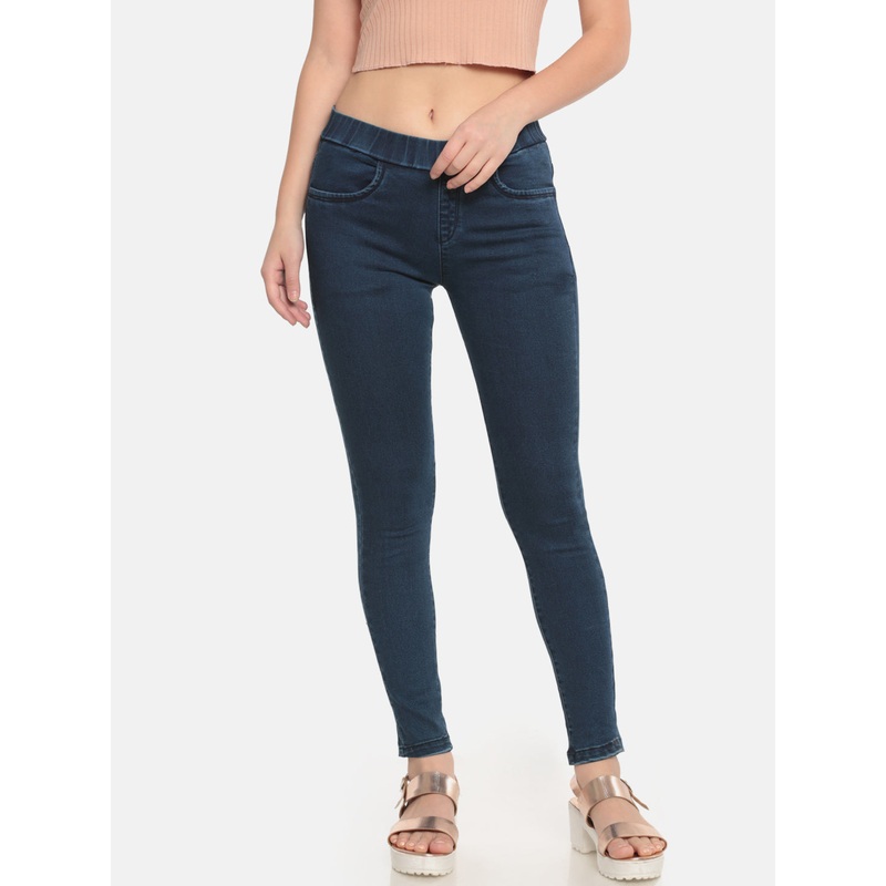 Women’s Jeggings Blue|Enzyme Blue|XXL|XL|L|M|S|LKBJGSOF4118149