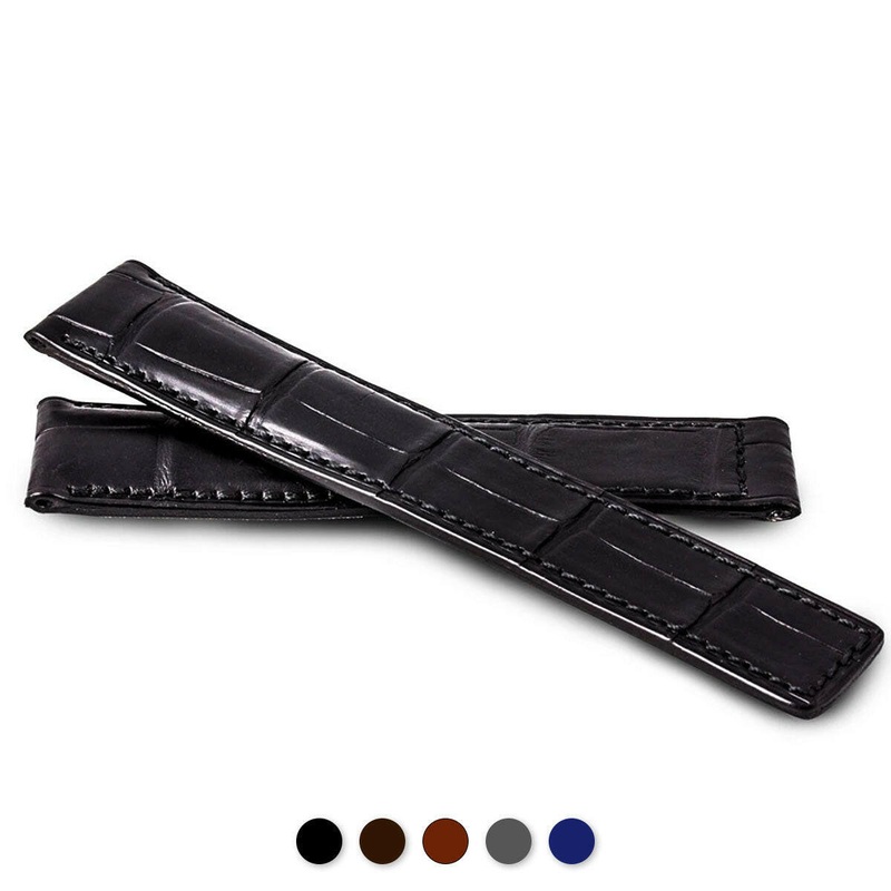 Breitling – Bracelet pour montre cuir – Alligator